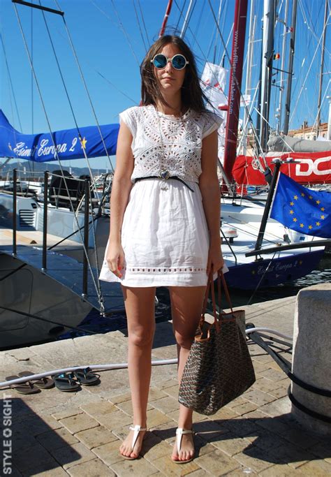 Shopping day in St Tropez In love with my outfit @miumiu.